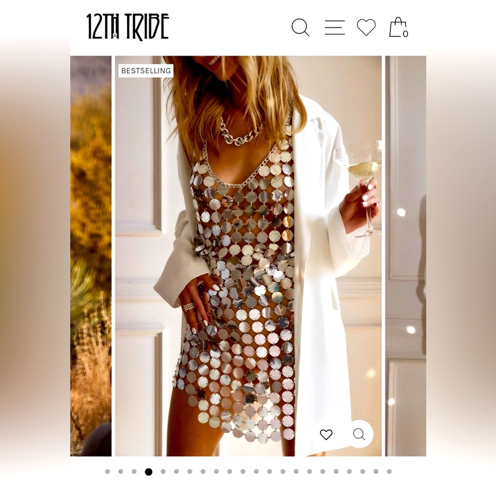 Disco sequins dress